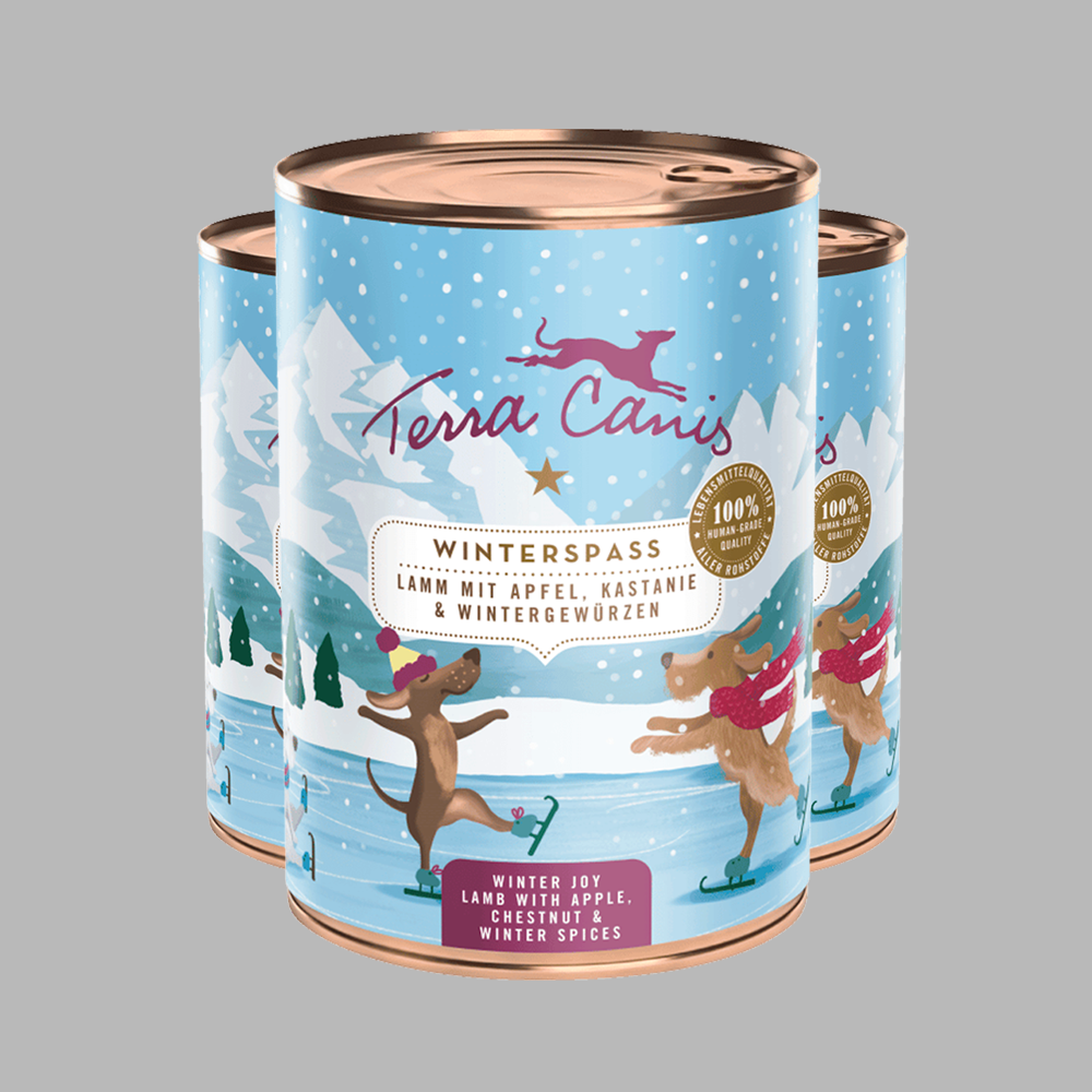 Nová limitovaná konzerva Terra Canis s vůní Vánoc