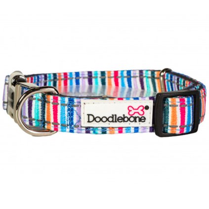 Doodlebone Polstrovaný obojek Stripes