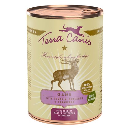 Terra Canis Konzerva Zvěřina s dýní, brusinkami a amarantem 400 g