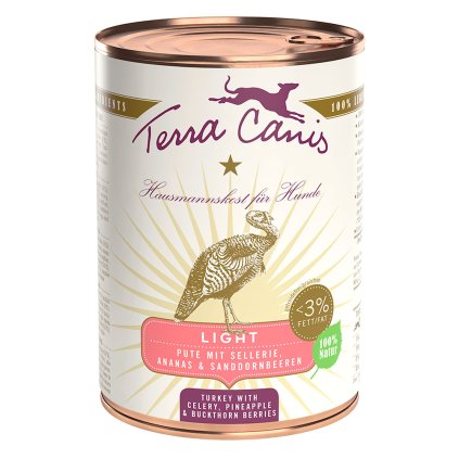 Terra Canis Light Konzerva Krůtí s celerem, ananasem a rakytníkem 400 g
