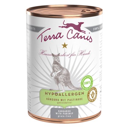 Terra Canis Hypoalergenní konzerva Klokan s pastinákem 400 g