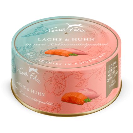 Terra Felis Konzerva pro kočky Losos a kuře 80 g