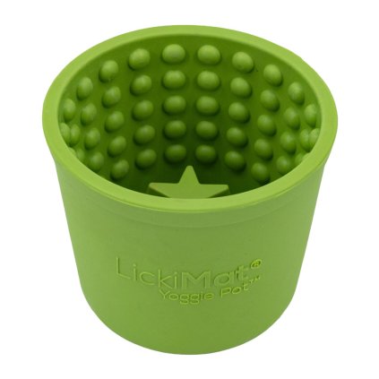 LickiMat Lízací miska Yoggie Pot Green