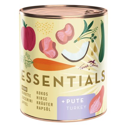 Terra Canis Essential 8 Konzerva Kuře a krůta 780 g