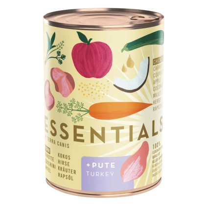 Terra Canis Essential 8 Konzerva Kuře a krůta 385 g