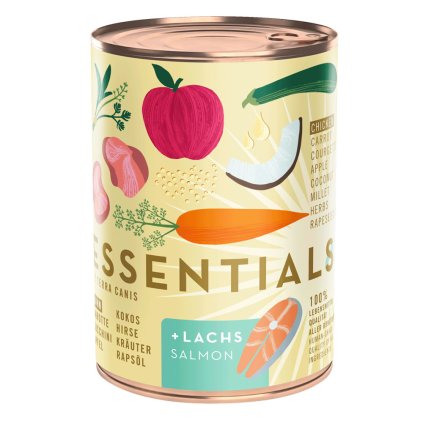 Terra Canis Essential 8 Konzerva Kuře a losos 385 g