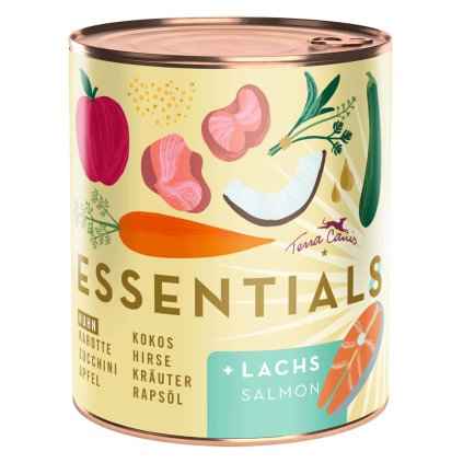 Terra Canis Essential 8 Konzerva Kuře a losos 780 g