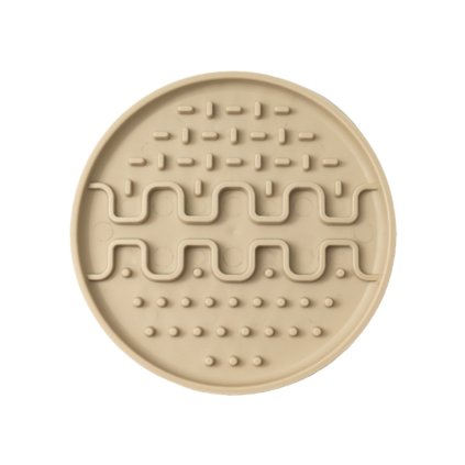 Fiboo Lízací podložka pro malé psy Lollipop Mini Beige