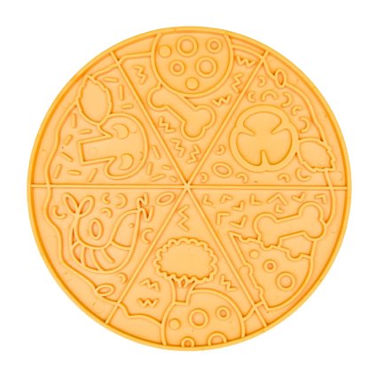 Fiboo Lízací podložka Fizza Yellow