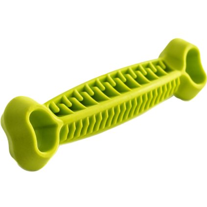 Fiboo Dental Hračka pro psy na čištění zubů Green