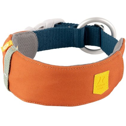 Woolly Wolf Široký obojek Alpha 360 Terracotta Mix L
