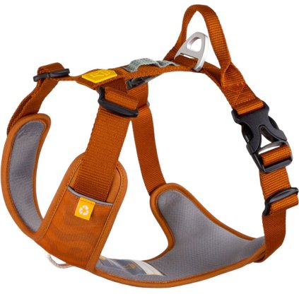 Woolly Wolf Postroj s poutkem na ruku Roam Terracotta Ripple XS