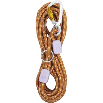 Woolly Wolf Stopovací lanové vodítko Terracotta 6 m 8 mm