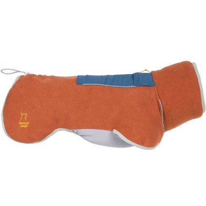 Woolly Wolf Fleecová mikina Alpha 360 Terracotta Mix