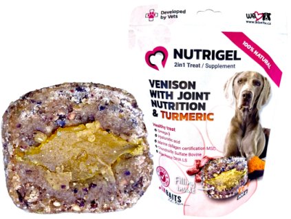 LK BAITS PET NUTRIGEL DOG, DIVOČINA S KLOUBNÍ VÝŽIVOU A KURKUMOU,L-XL,200G