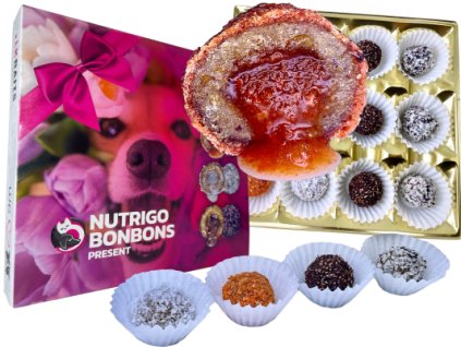LK BAITS PET NUTRIGO BONBONS PRESENT SMALL - SVÁTEČNÍ BONBONIÉRA PRO MENŠÍ PSY