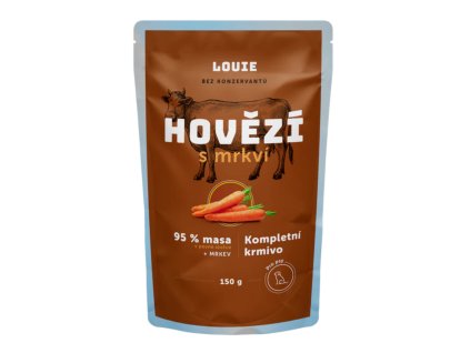 Hovězí kapsička s mrkví 150g