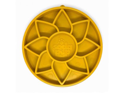 SodaPup senzorická miska - Slunečnice, žlutá