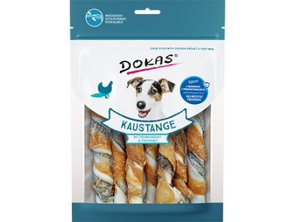 Dokas Tyčinky z hovězí a rybí kůže s kuřecím filetem 170 g
