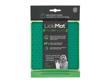LickiMat Lízací podložka Mini Soother Tuff Green