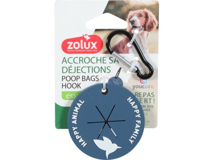 Držák sáčků na exkrementy s karab. tm. modrá YC Zolux