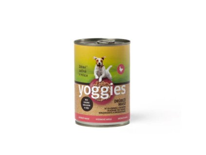 400 g Yoggies drůbeží konzerva se zeleninou a ovesnými vločkami