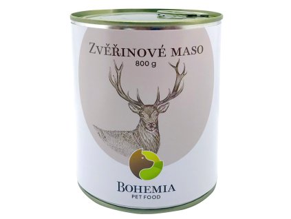BOHEMIA Zvěřinové maso ve vlastní šťávě 800g