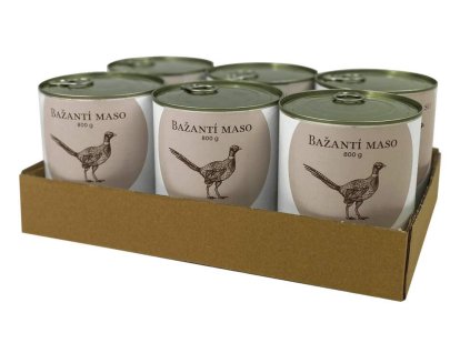 BOHEMIA Bažantí maso ve vlastní šťávě 800g