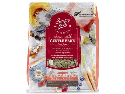 SUNDAYPETS SALMON ADULT DOG S/M BREED 1,3 KG