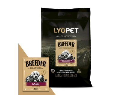 Granule pro psy a jehněčím a hovězím masem 12kg  /Breeder Adult Lamb