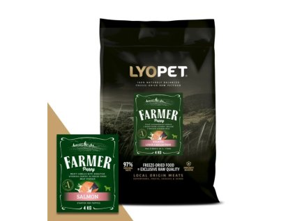 Farmer Puppy Starter Salmon granule pro štěňata od 4. týdne s lososem 12kg