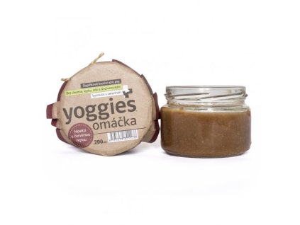 200ml Yoggies omáčka s hovězím masem a červenou řepou