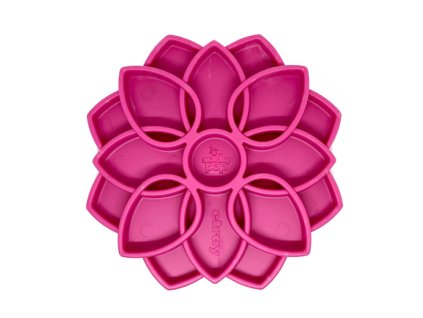 SodaPup Mandala, nylonová senzorická miska - Růžová