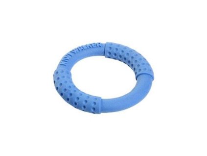 Hračka pes RING MAXI plov.a létající z TPR modr. Kiwi 18 cm