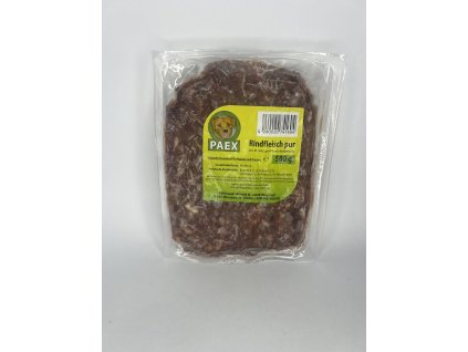 Hovězí  maso čisté mleté (Rindrfleisch pur) 500g PAEX
