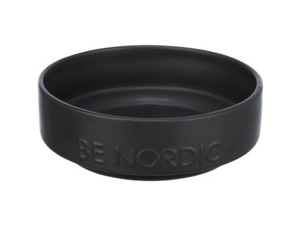 BE NORDIC keramická miska, černá 0,5 l/ ø 16 cm