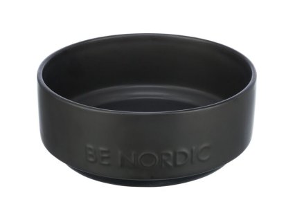 BE NORDIC keramická miska, černá 1,2 l/ ø 18 cm