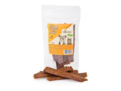 NATURECA pochoutka Masové pláty Bažant, 100%maso 100g
