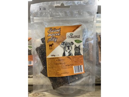 NATURECA pochoutka Masové pláty Koza 100g