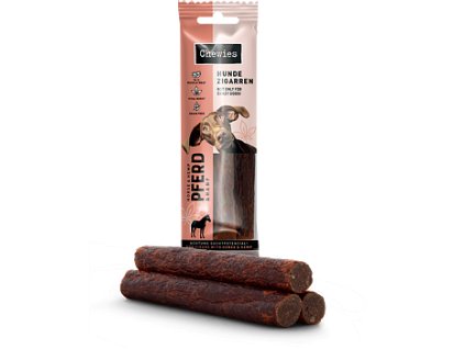 Chewies Hundezigarren Koňské salámky s konopím 75 g