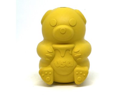 SodaPup Medvěd na pamlsky a žvýkání, Original – Žlutý M