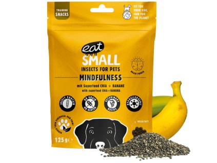 Eat Small Mindfulness Hmyzí pamlsky s chia a banány 125 g