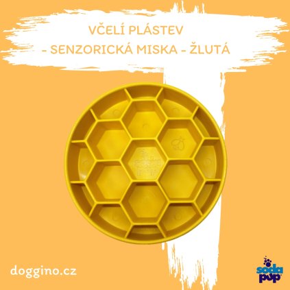 sodapup-senzoricka-miska-vceli-plastev-zluta