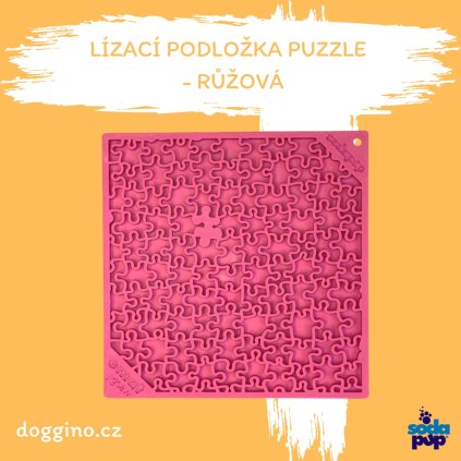 sodapup-lizaci-podlozka-puzzle-ruzova