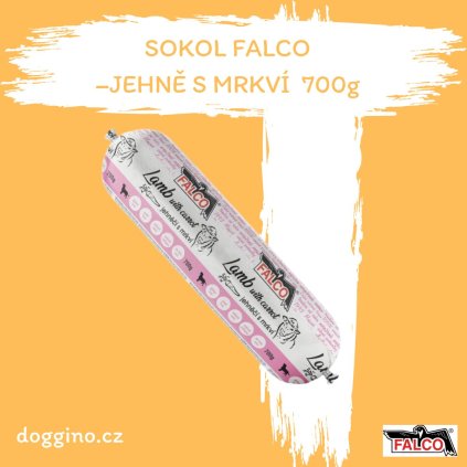 Sokol Falco salám- jehně a mrkev 700g