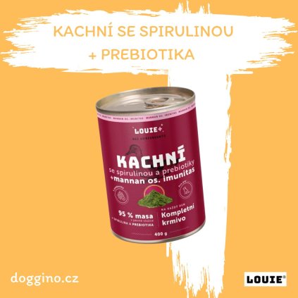 louie-kachni-se-spirulinou-prebiotika-400g