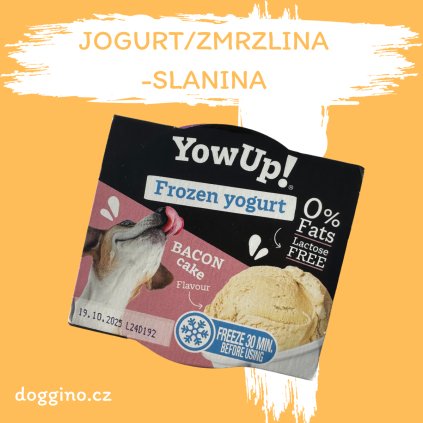 Mrazitelný jogurt pro pejsky- slanina