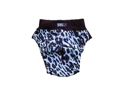 hárací kalhotky - černobílý zvířecí vzor