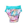 hárací kalhotky - akvarel kvítí