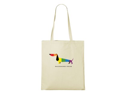 DoggyStyle Totebag Natural Dachshundpride1 1Front
